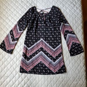 Xhilaration black floral dress